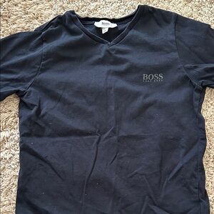 Boss Kids Black Short Sleeve Tee